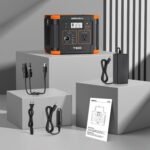 USB-C PD 60W and QC 18W ports provide ultra-fast charging for phones, tablets, and laptops with this home generator.